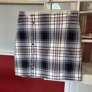 Plaid Short Skirt